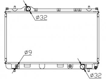 6 649 р. NEON (3-х ступенчатая) РАДИАТОР ОХЛАЖДЕН AT BODYPARTS crneo00-910  с доставкой в г. Пермь. Увеличить фотографию 1