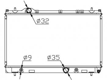 9 899 р. NEON (4-х ступенчатая) РАДИАТОР ОХЛАЖДЕН AT BODYPARTS crneo00-911  с доставкой в г. Пермь. Увеличить фотографию 1