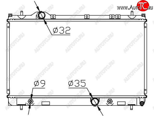 9 899 р. NEON (4-х ступенчатая) РАДИАТОР ОХЛАЖДЕН AT BODYPARTS crneo00-911  с доставкой в г. Пермь