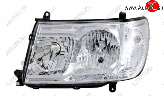 0 р. Левая фара (под корректор) DEPO  Toyota Land Cruiser  100 (2005-2007) 2-ой рестайлинг  с доставкой в г. Пермь