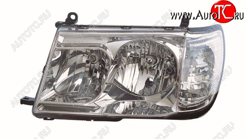 23 549 р. LANDCRUISER ФАРА Л+П (КОМПЛЕКТ) ТЮНИНГ ПРОЗРАЧ С ЛИТОЙ УК.ПОВОР (DEPO) DEPO tylan98-003-n  с доставкой в г. Пермь