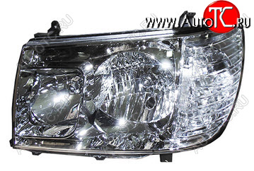 5 299 р. Левая фара (c электрокорректором) BODYPARTS Toyota Land Cruiser 100 2-ой рестайлинг (2005-2007)  с доставкой в г. Пермь