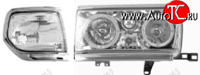 19 999 р. LANDCRUISER ФАРА +УКАЗ.ПОВОРОТА Л+П (КОМПЛЕКТ) ТЮНИНГ ПРОЗРАЧ С 2 СВЕТЯЩ ОБОДК ХРОМ МОЛДИНГ (EAGLE EYES) ВНУТРИ ХРОМ EAGLE EYES tylan90-010h-n  с доставкой в г. Пермь