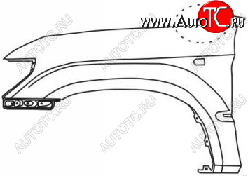 24 999 р. PRADO КРЫЛО ПЕРЕДН ЛЕВ С ОТВ ППОВТОРИТЕЛЬ ПАНТЕННУ (Тайвань) BODYPARTS typrd96-271-l  с доставкой в г. Пермь