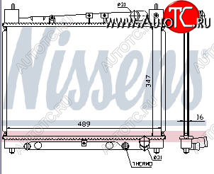 2 299 р. YARIS (+VERSOECHO 00-  PLATZ 00-) РАДИАТОР ОХЛАЖДЕН MT 1.3 1.5 BODYPARTS tyyas99-911  с доставкой в г. Пермь