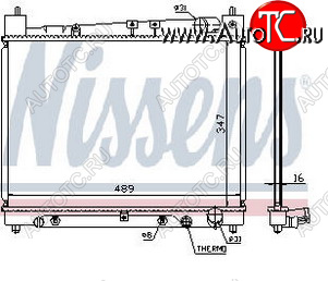 7 599 р. YARIS (+VERSOECHO 00-  PLATZ 00-) РАДИАТОР ОХЛАЖДЕН AT 1.3 1.5 BODYPARTS tyyas99-912  с доставкой в г. Пермь