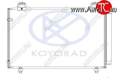6 399 р. COROLLA {+MATRIX 03-06} КОНДЕНСАТОР КОНДИЦ (KOYO) KOYORAD tycrl02-931  с доставкой в г. Пермь