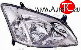 7 849 р. Правая фара (c электрокорректором) DEPO  Toyota Corolla  E120 (2000-2004) седан дорестайлинг  с доставкой в г. Пермь