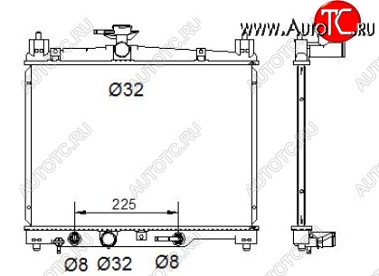 3 289 р. YARIS РАДИАТОР ОХЛАЖДЕН AT 1 1.3 BODYPARTS tyyas99-916  с доставкой в г. Пермь