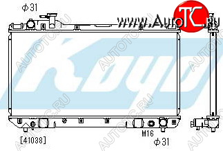 5 799 р. RAV4 РАДИАТОР ОХЛАЖДЕН MT 2 (KOYO) KOYORAD tyrv494-911  с доставкой в г. Пермь