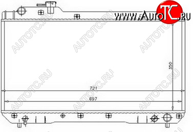 4 299 р. RAV4 РАДИАТОР ОХЛАЖДЕН MT 2 BODYPARTS tyrv494-912  с доставкой в г. Пермь