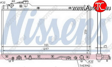 4 399 р. RAV4 РАДИАТОР ОХЛАЖДЕН AT 2 BODYPARTS tyrv494-913  с доставкой в г. Пермь