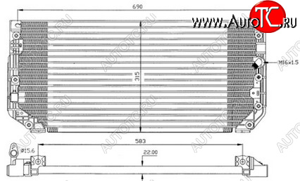 5 949 р. COROLLA (+ ПРАВ РУЛЬ) КОНДЕНСАТОР КОНДИЦ BODYPARTS tycrl97-931  с доставкой в г. Пермь