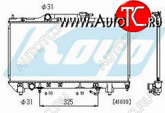 6 299 р. AVENSIS {7AFE} РАДИАТОР ОХЛАЖДЕН AT 1.8 (KOYO) KOYORAD tyave97-910  с доставкой в г. Пермь