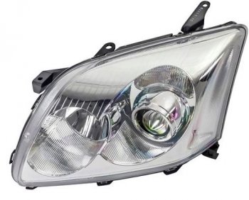 Левая фара (под корректор) DEPO Toyota Avensis  T250 седан (2003-2006) дорестайлинг