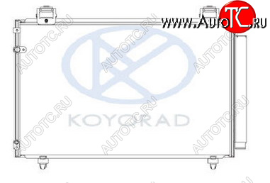 6 299 р. AVENSIS КОНДЕНСАТОР КОНДИЦ 1.6 , 1.8 (KOYO) KOYORAD tyave03-932  с доставкой в г. Пермь