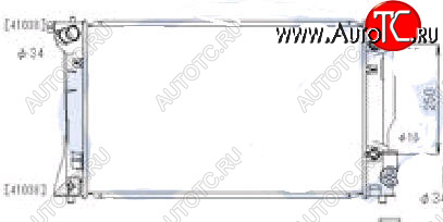 6 599 р. AVENSIS РАДИАТОР ОХЛАЖДЕН AT 2 2.4 BODYPARTS tyave03-912  с доставкой в г. Пермь