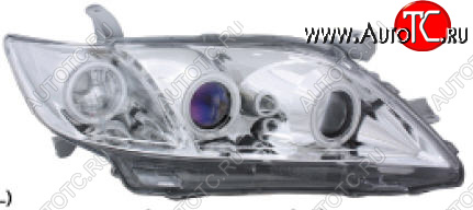 30 799 р. CAMRY ФАРА Л+П (КОМПЛЕКТ) ТЮНИНГ 4 ЛИНЗОВАН С СВЕТЯЩ ОБОДК (EAGLE EYES) ВНУТРИ ХРОМ EAGLE EYES tycam06-004h-n  с доставкой в г. Пермь