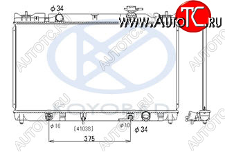 10 299 р. CAMRY РАДИАТОР ОХЛАЖДЕН AT 2 2.4 (KOYO) KOYORAD tycam02-911  с доставкой в г. Пермь