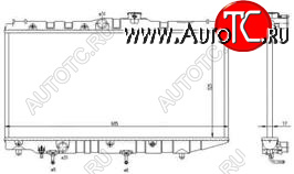 2 699 р. COROLLA РАДИАТОР ОХЛАЖДЕН AT 1.3 1.5 1.6 (1 ряд) BODYPARTS tycrl88-912  с доставкой в г. Пермь