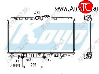 3 379 р. COROLLA РАДИАТОР ОХЛАЖДЕН AT 1.3 1.5 1.6 (KOYO) KOYORAD tycrl88-914  с доставкой в г. Пермь