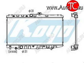 4 899 р. COROLLA РАДИАТОР ОХЛАЖДЕН MT 1.5 1.6 (KOYO) KOYORAD tycrl88-917  с доставкой в г. Пермь