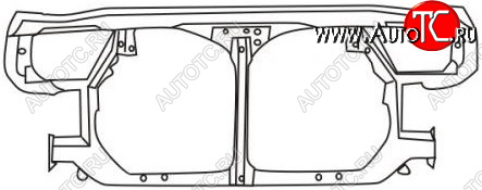 7 799 р. CAMRY СУППОРТ РАДИАТОРА (Тайвань) TYG tycam92-380  с доставкой в г. Пермь