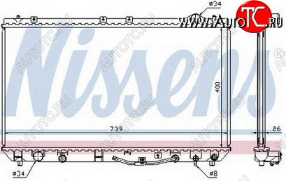 12 749 р. CAMRY РАДИАТОР ОХЛАЖДЕН AT 3 BODYPARTS tycam97-912  с доставкой в г. Пермь