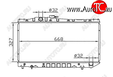 2 899 р. CARINA II РАДИАТОР ОХЛАЖДЕН 2 MT AT BODYPARTS tyca288-915  с доставкой в г. Пермь