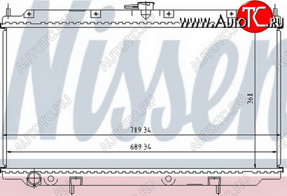 4 099 р. P11 РАДИАТОР ОХЛАЖДЕН MT 1.6 1.8 2 BODYPARTS nnp1197-913  с доставкой в г. Пермь