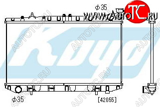 4 699 р. P10 РАДИАТОР ОХЛАЖДЕН MT 1.8 (KOYO) KOYORAD nnp1091-914  с доставкой в г. Пермь