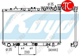 5 249 р. P10 РАДИАТОР ОХЛАЖДЕН AT 1.8 (KOYO) KOYORAD nnp1091-915  с доставкой в г. Пермь