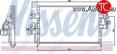 7 249 р. P10 КОНДЕНСАТОР КОНДИЦ (R134A) BODYPARTS nnp1091-930  с доставкой в г. Пермь