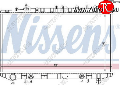 3 289 р. P10 РАДИАТОР ОХЛАЖДЕН AT 1.8 BODYPARTS nnp1091-916  с доставкой в г. Пермь