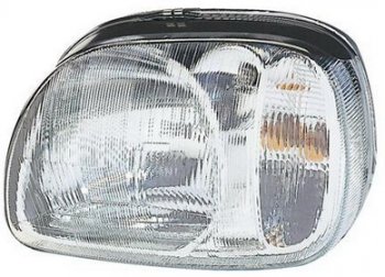 Левая фара (под корректор) DEPO Nissan Micra  K11 (1992-2000) 5 дв. дорестайлинг