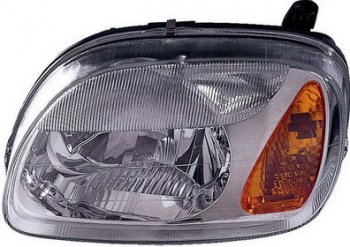 Левая фара (под корректор) DEPO Nissan Micra  K11 (2000-2003) 5 дв. рестайлинг