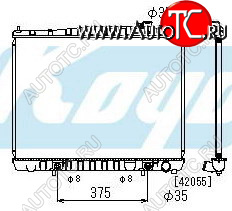 5 549 р. PATFINDER (+TERRANOQX4) РАДИАТОР ОХЛАЖДЕН AT 3.3 BODYPARTS nnpaf96-913  с доставкой в г. Пермь