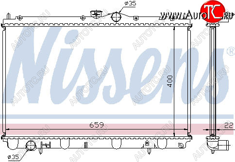 16 299 р. CARISMA (+ SPACE STAR 98-) РАДИАТОР ОХЛАЖДЕН MT 1.6 1.8 BODYPARTS mbcar95-913  с доставкой в г. Пермь
