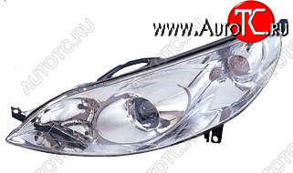 12 749 р. Левая фара (c электрокорректором) DEPO  Peugeot 407  седан (2004-2010)  с доставкой в г. Пермь