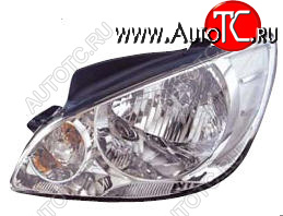 8 999 р. Левая фара (под корректор) DEPO  Hyundai Getz  TB (2005-2011) хэтчбэк 3 дв. рестайлинг, хэтчбэк 5 дв. рестайлинг  с доставкой в г. Пермь