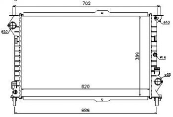 8 199 р. CONNECT РАДИАТОР ОХЛАЖДЕН (NISSENS) (NRF) (GERI) (см.каталог) NISSENS fdcoc02-910  с доставкой в г. Пермь. Увеличить фотографию 1