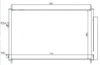 RAV4 КОНДЕНСАТОР КОНДИЦ (см.каталог) BODYPARTS tyrv406-931