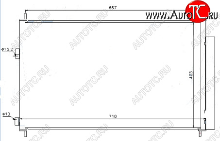 3 499 р. RAV4 КОНДЕНСАТОР КОНДИЦ (см.каталог) BODYPARTS tyrv406-931  с доставкой в г. Пермь