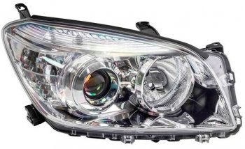 Правая фара (под корректор) DEPO Toyota RAV4  XA30 (2008-2010) 5 дв. 1-ый рестайлинг, 5 дв. удлиненный 1-ый рестайлинг