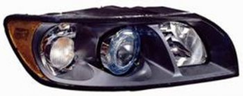 Правая фара (с электрокорректором, ксенон) DEPO Volvo S40  MS седан (2004-2007) дорестайлинг