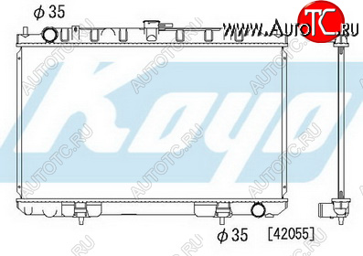 5 999 р. MAXIMA QX РАДИАТОР ОХЛАЖДЕН MT 2 3 (KOYO) KOYORAD nnmxq00-910  с доставкой в г. Пермь