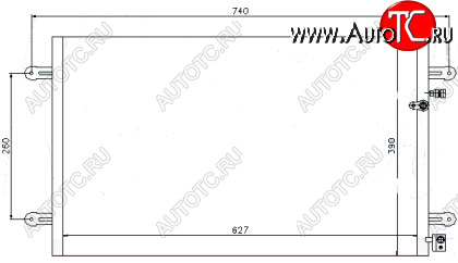 2 189 р. AUDI A6 КОНДЕНСАТОР КОНДИЦ (см.каталог) BODYPARTS ai0a604-930  с доставкой в г. Пермь