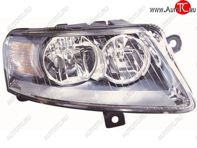 8 449 р. Правая фара (под корректор) DEPO  Audi A6  C6 (2004-2008) дорестайлинг, седан  с доставкой в г. Пермь