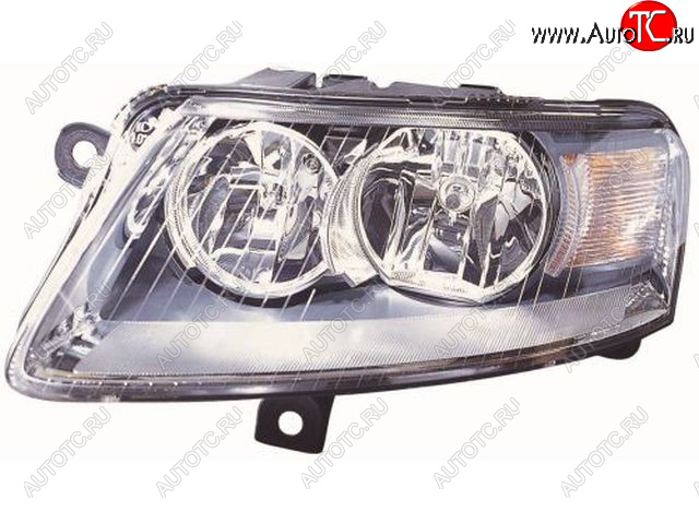 8 449 р. Левая фара (под корректор) DEPO  Audi A6  C6 (2004-2008) дорестайлинг, седан  с доставкой в г. Пермь