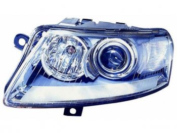 Левая фара (ксенон, под корректор) DEPO Audi A6  C6 (2004-2008) дорестайлинг, седан